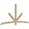 Ekena Millwork Alberta Rough Sawn Timber Gable Bracket, Douglas Fir, 96"W x 48"H x 2"D x 4"F, 12/12 Pitch GBW096X48X0204ALB00RDF - alternate 5